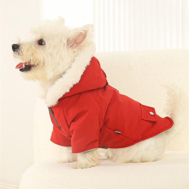 Keep Your Pet Cozy with Our Thickened Warm Cotton Coat