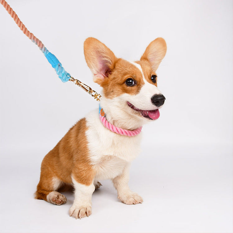 Woven Cotton Pet Dog Leash