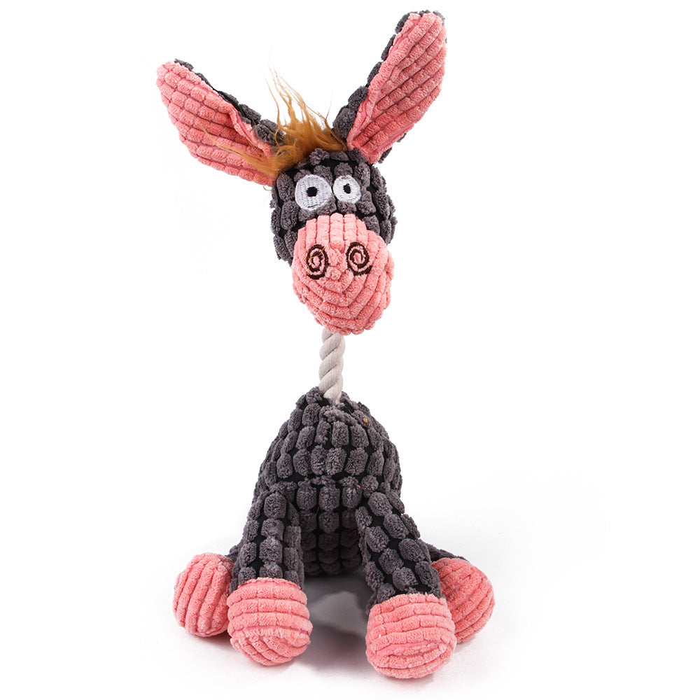 Pet Donkey Shape Chew Toy