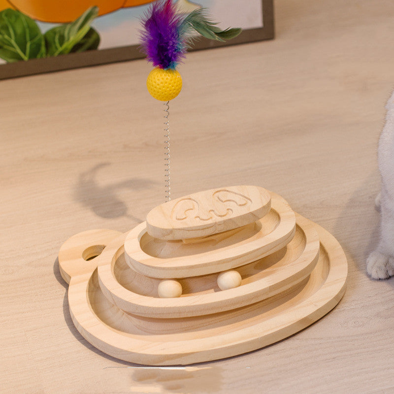 Cat Scratcher Maze Ball Toy