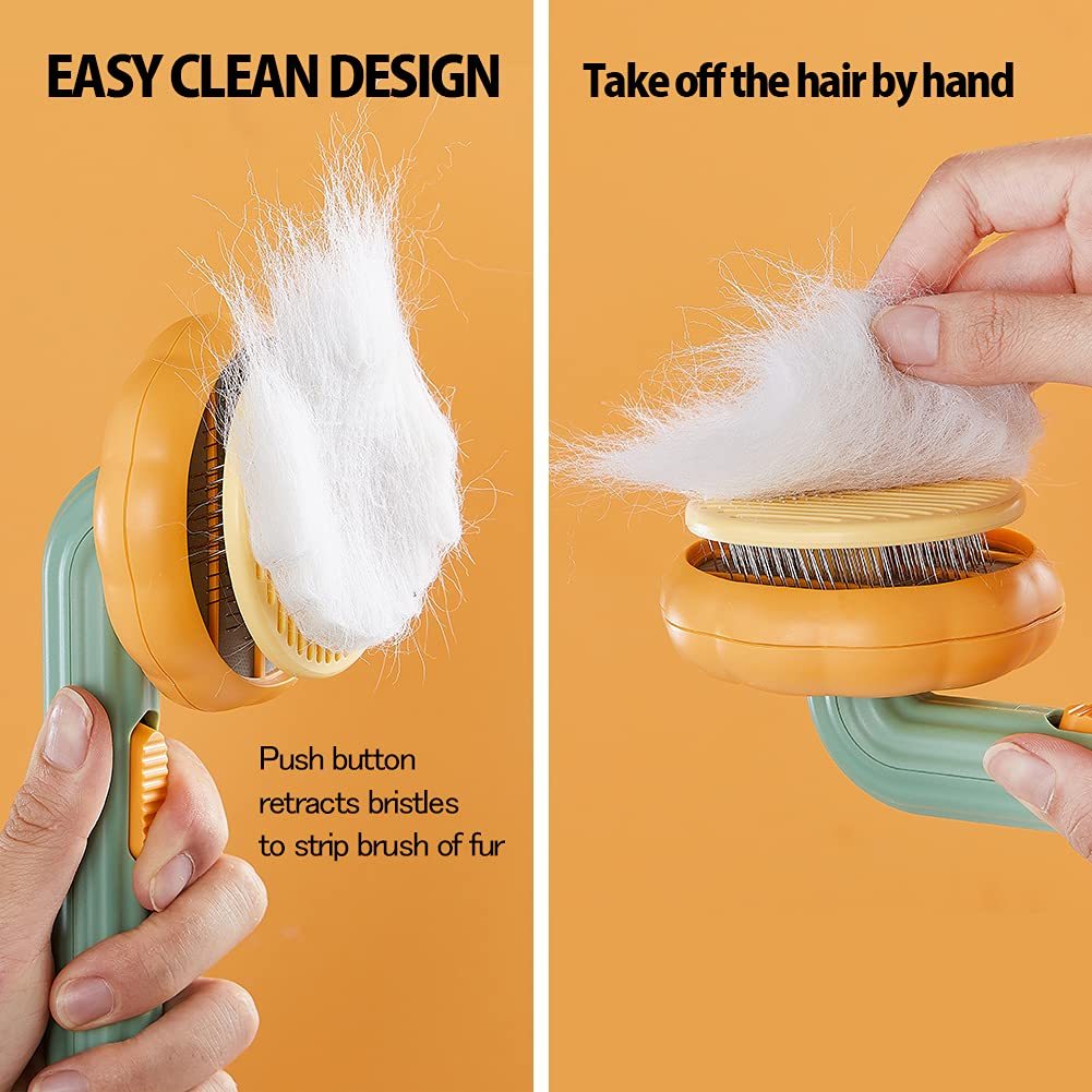 Pet Grooming Self Cleaning Brush