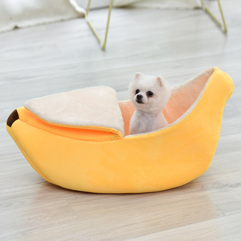 Round Long Hair Cat's Bed