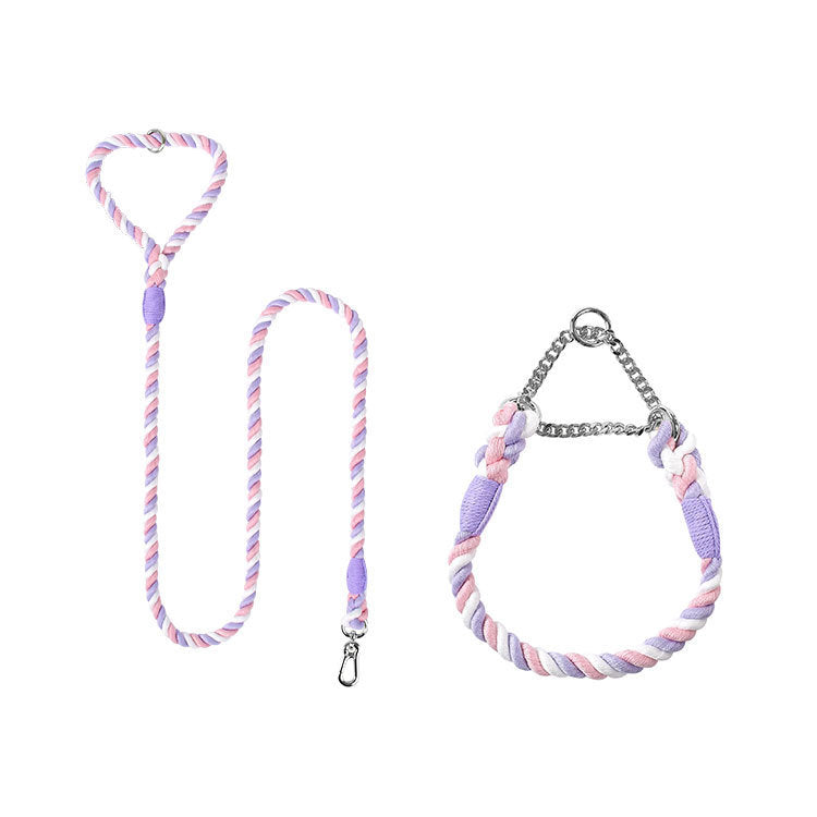 Woven Cotton Pet Dog Leash