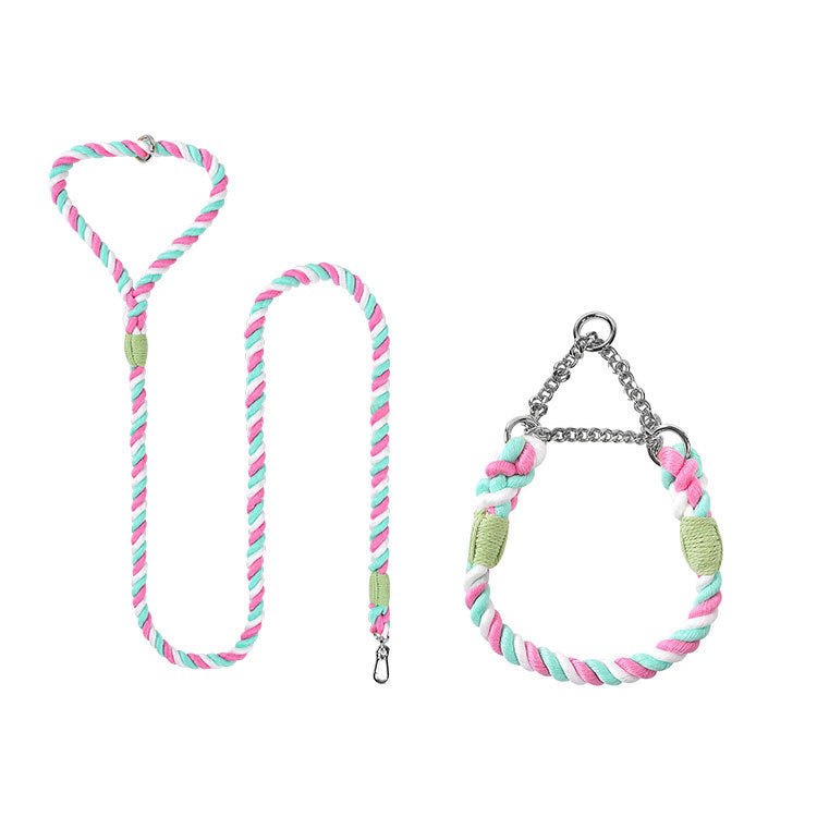 Woven Cotton Pet Dog Leash
