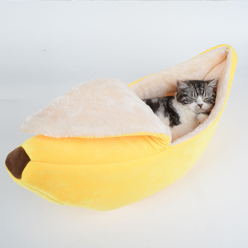 Round Long Hair Cat's Bed