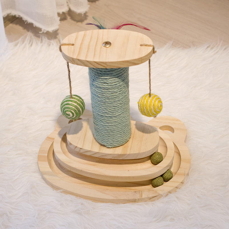 Cat Scratcher Maze Ball Toy