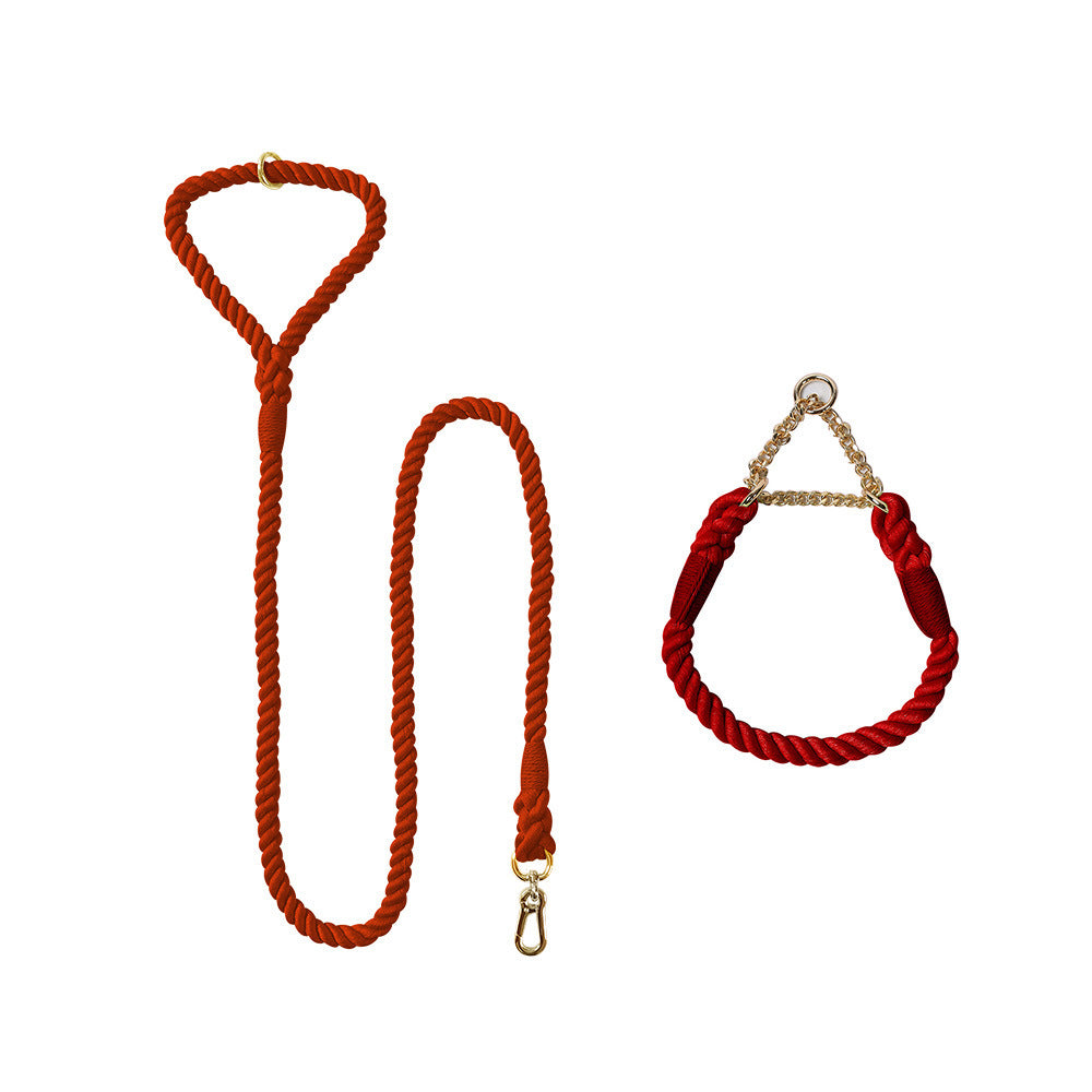 Woven Cotton Pet Dog Leash