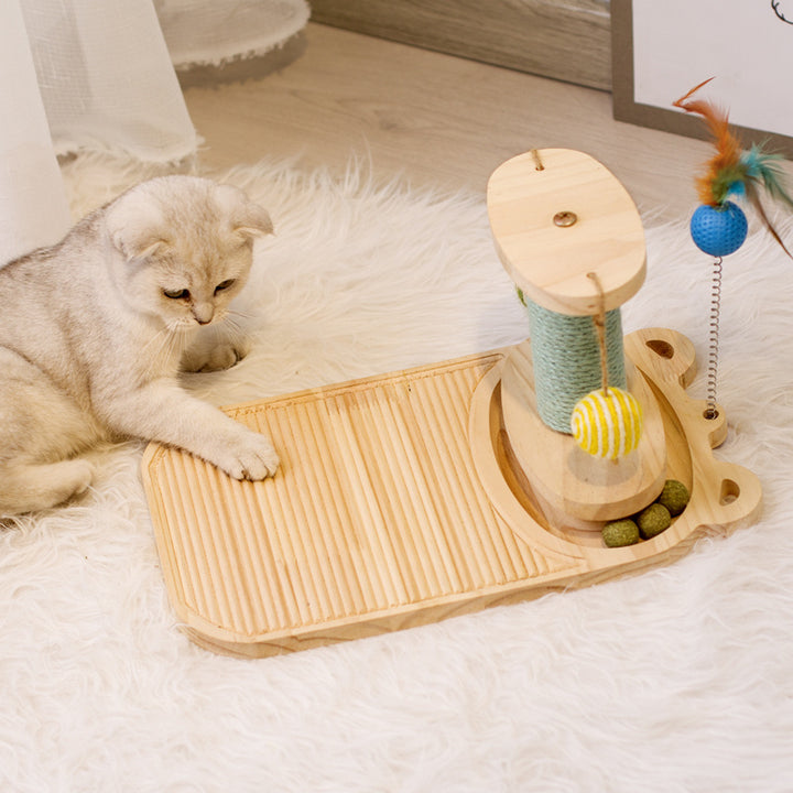 Cat Scratcher Maze Ball Toy