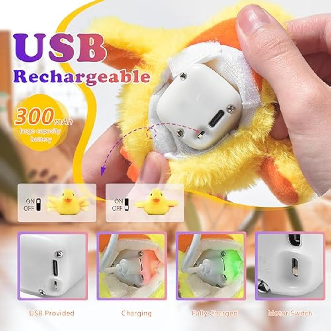 Cat Catnip Toys Beating Wings