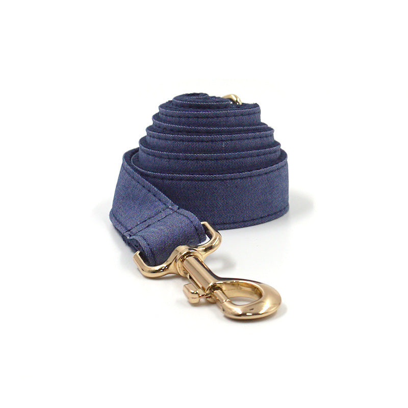 Pet Collar Leash Bow Tie Suit
