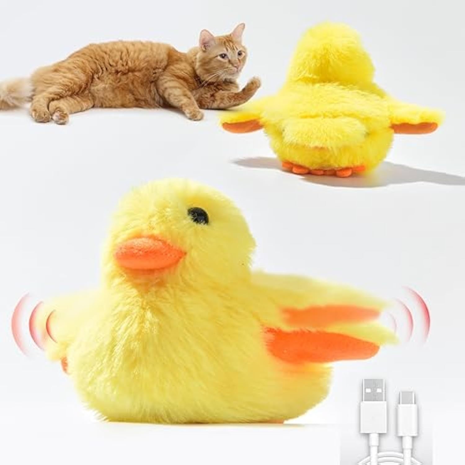 Cat Catnip Toys Beating Wings