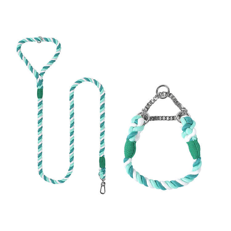 Woven Cotton Pet Dog Leash