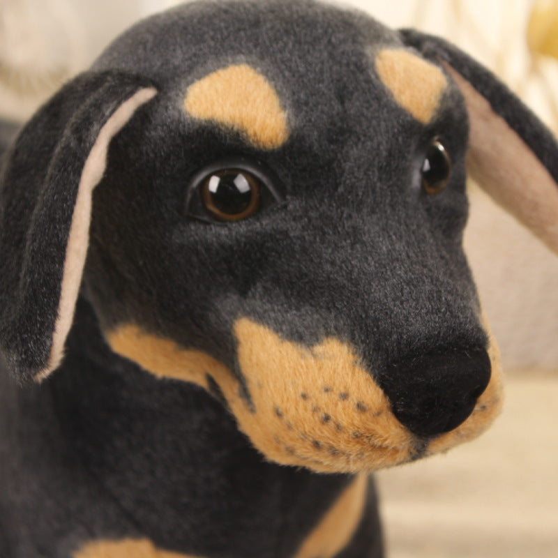 Black Dog Doll Plush Toys