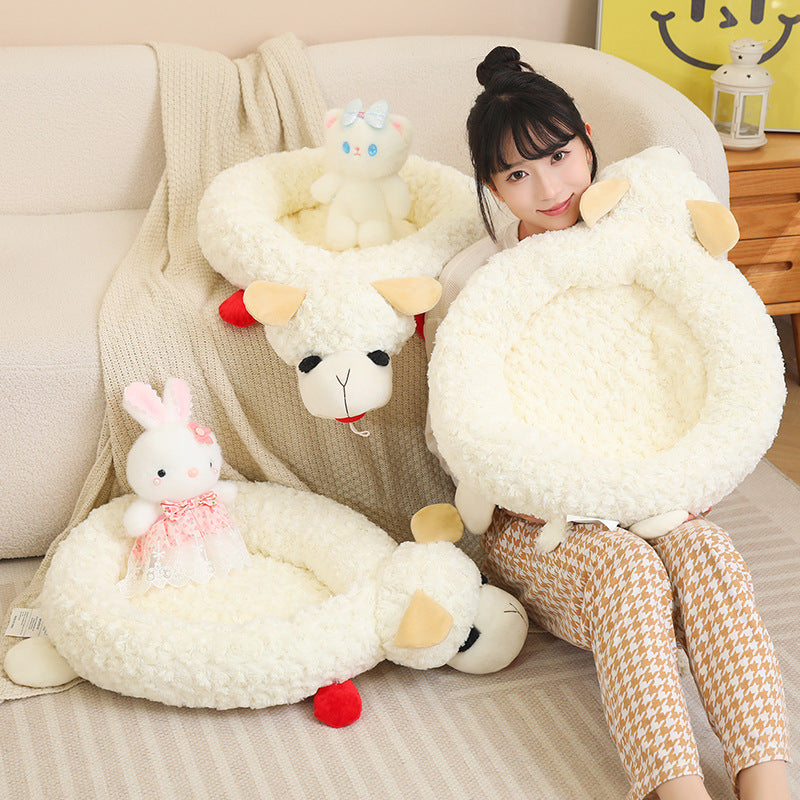 Pet Supplies Dog Cat Plush Bed