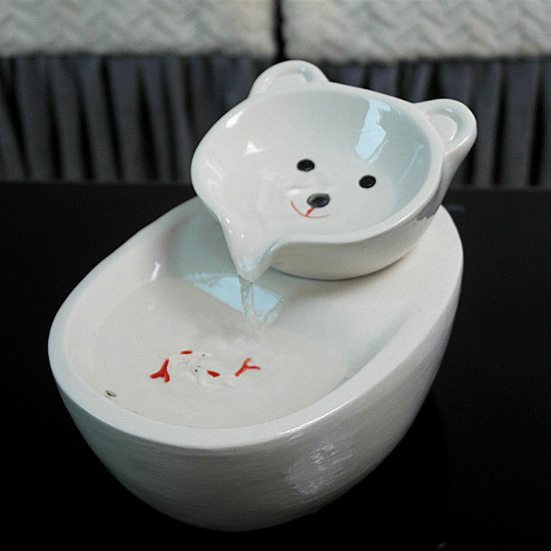 Ceramic Pet Cat Water Dispenser
