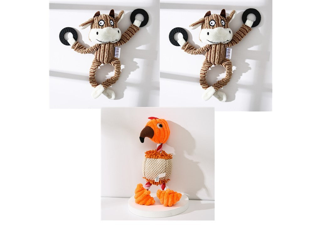 Pet Donkey Shape Chew Toy