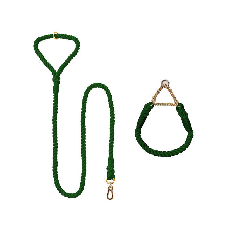 Woven Cotton Pet Dog Leash