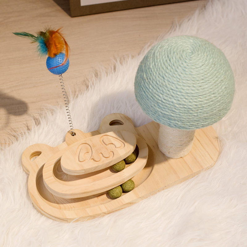 Cat Scratcher Maze Ball Toy
