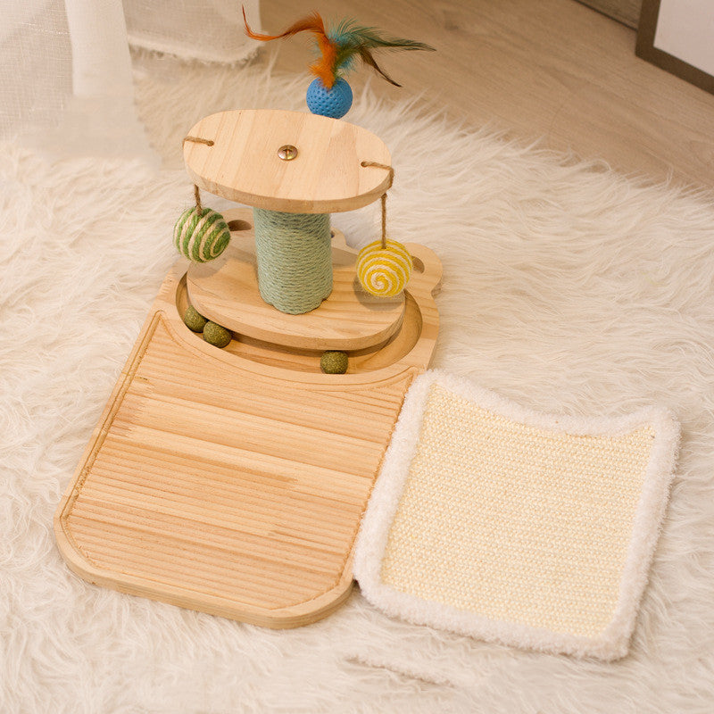Cat Scratcher Maze Ball Toy