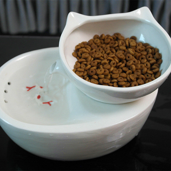 Ceramic Pet Cat Water Dispenser