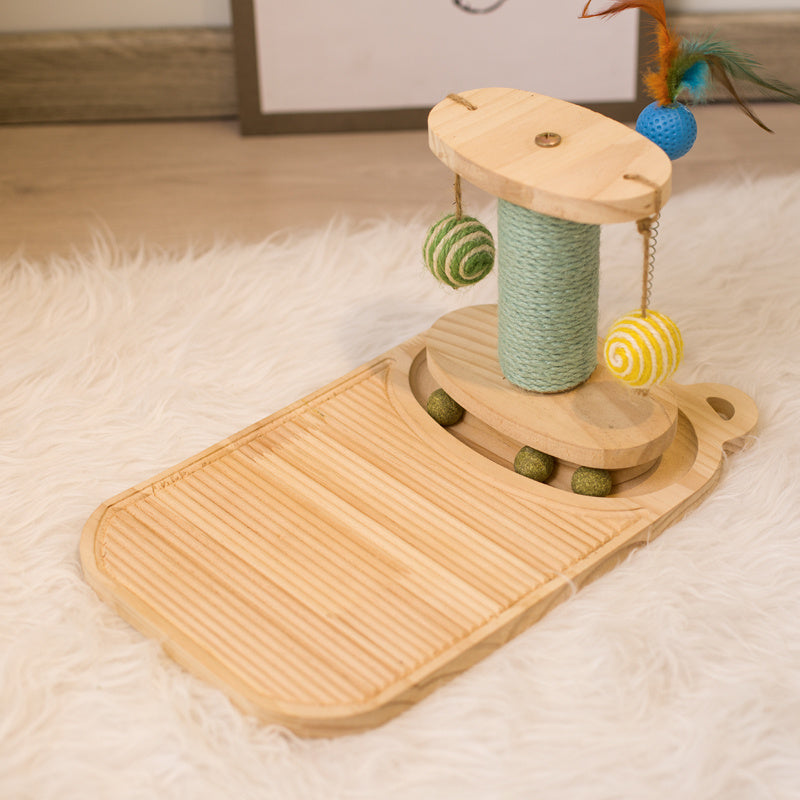 Cat Scratcher Maze Ball Toy
