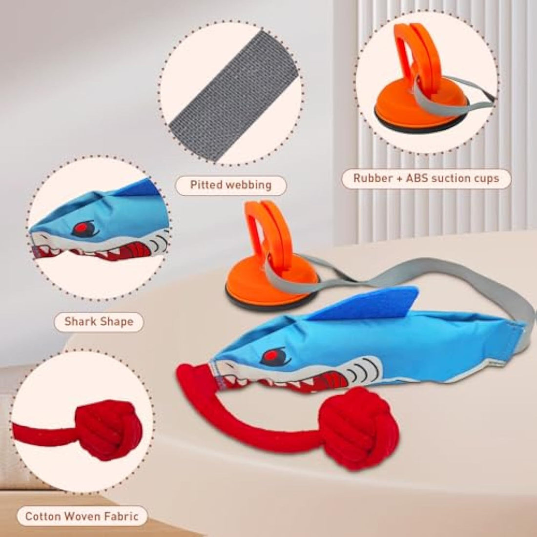 Squeaky Dog Tug Toy