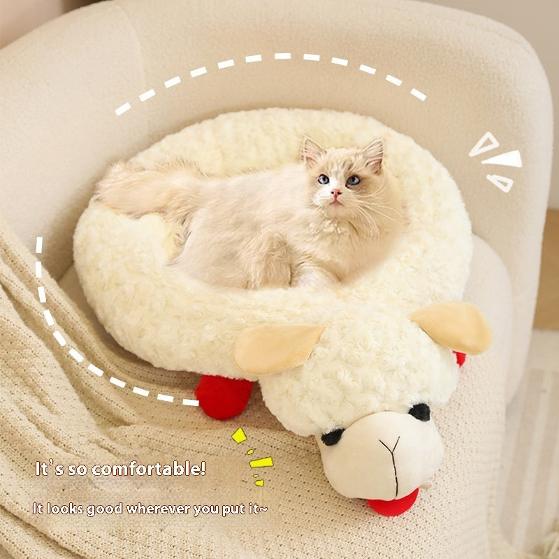 Pet Supplies Dog Cat Plush Bed